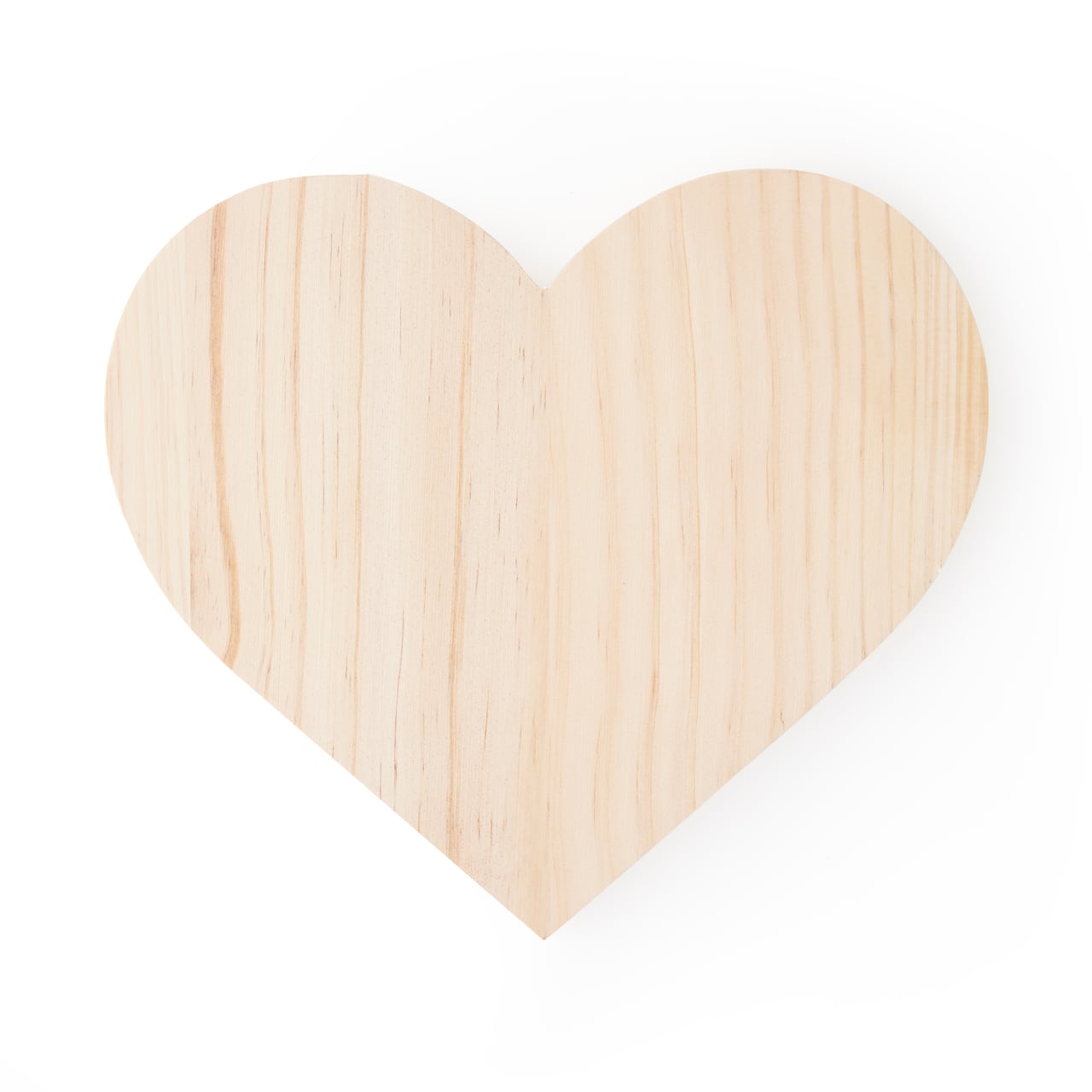 9&#x22; Heart Wood Plaque by Make Market&#xAE;